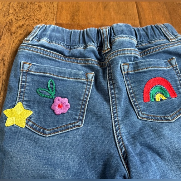 Mini Boden Denim Embroidered Jeans size 9 - Picture 5 of 5